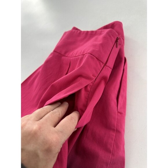 Express Hot Pink Purple Ombre Pleated Skirt Size 8 Design Studio Feminine Barbie - Picture 10 of 14